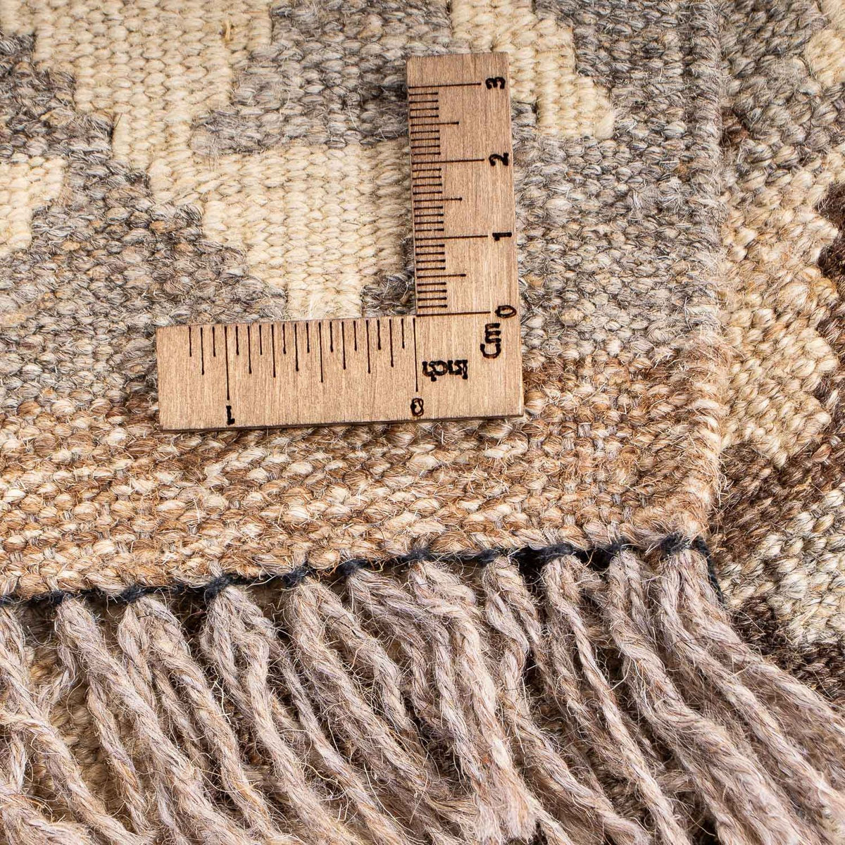 Kelim Carpet - Splash - 175 x 127 cm - beige