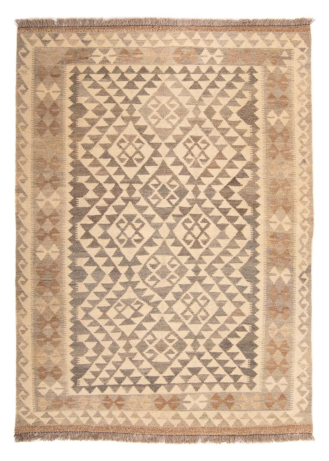 Kelim Carpet - Splash - 174 x 127 cm - lys brun