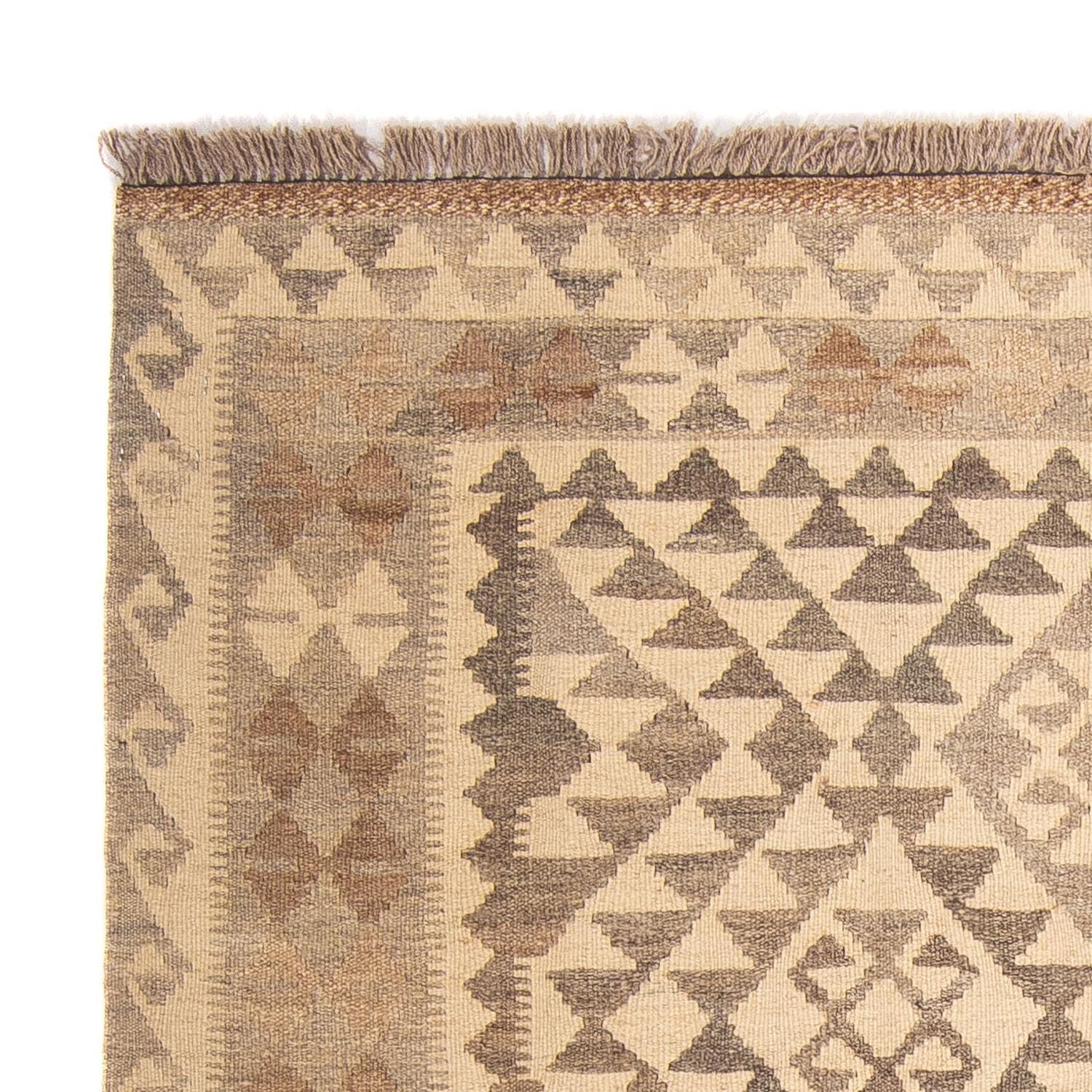 Kelim Carpet - Splash - 174 x 127 cm - lys brun