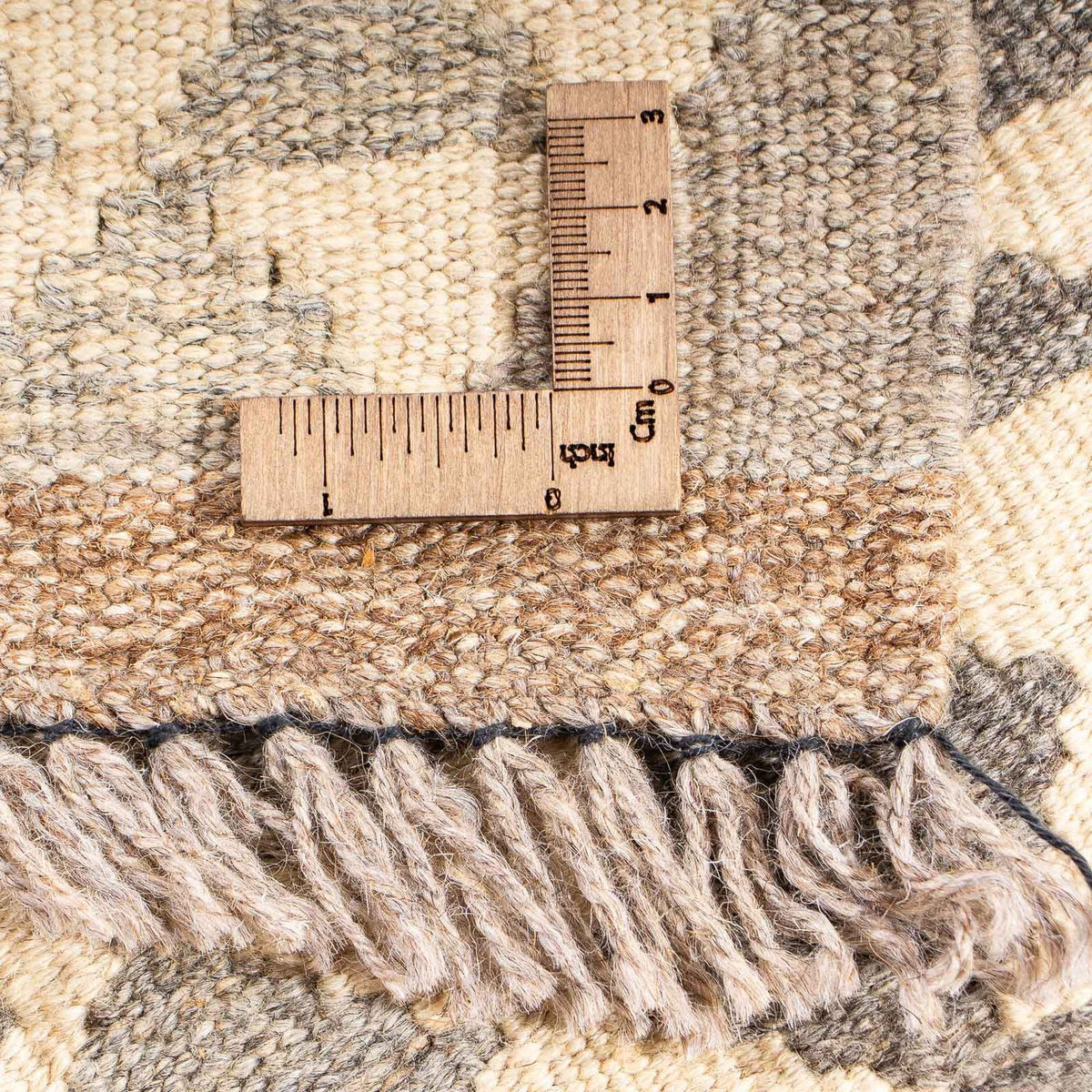 Kelim Carpet - Splash - 174 x 127 cm - lys brun