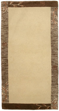 Nepal Tæppe - 140 x 70 cm - beige