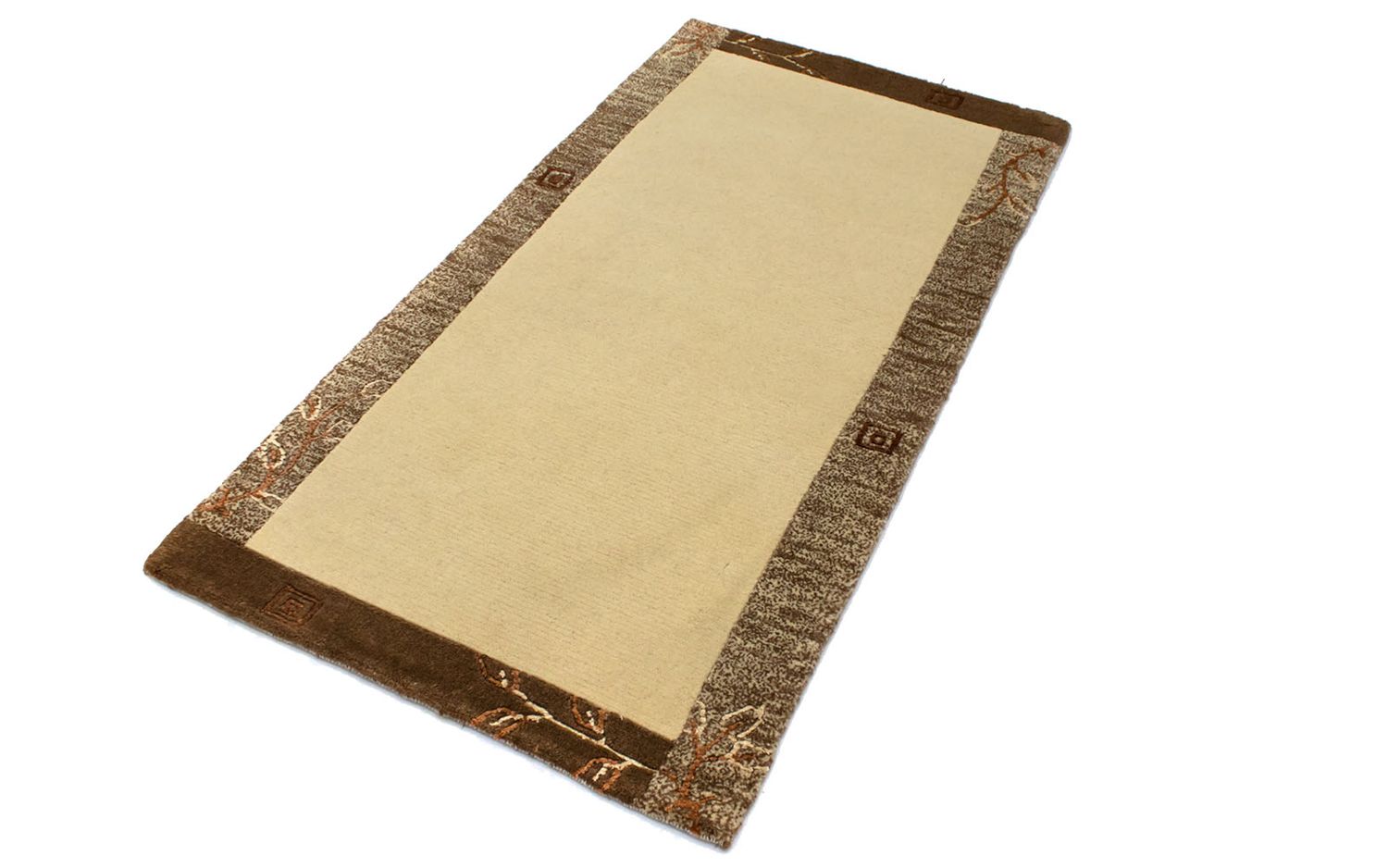 Nepal Tæppe - 140 x 70 cm - beige