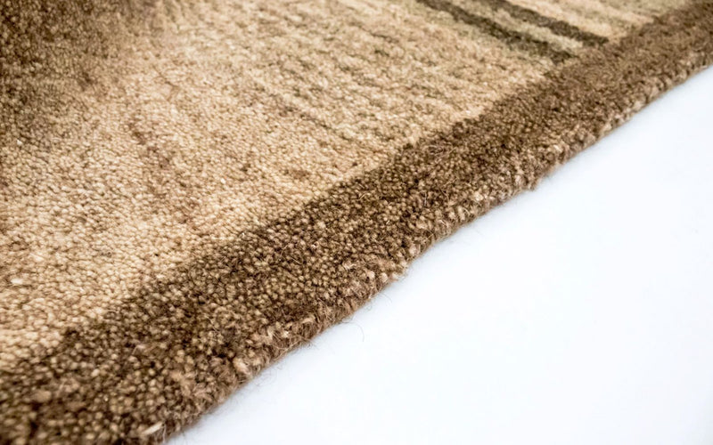 Uldtæppe - 196 x 139 cm - beige
