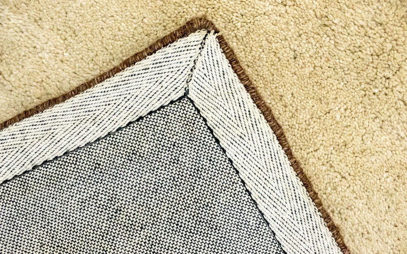 Uldtæppe - 196 x 139 cm - beige