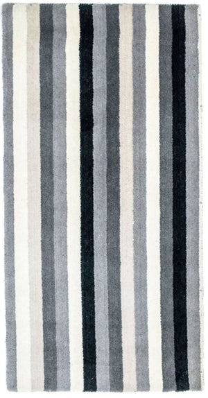 Uldtæppe - 138 x 72 cm - flerfarvet