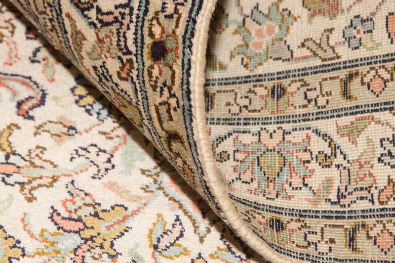 Silketæppe - Kashmir Silk - 95 x 62 cm - beige