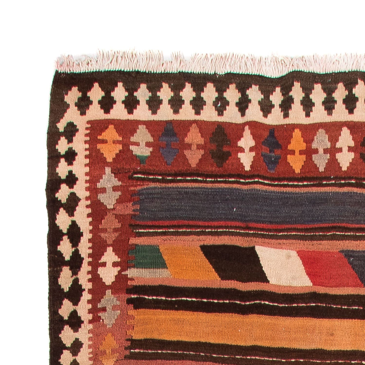 Antikt kilim Tæppe 390x170cm