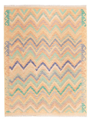 Kelim Carpet - Splash - 203 x 152 cm - flerfarvet