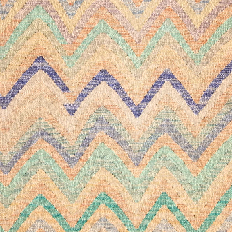 Kelim Carpet - Splash - 203 x 152 cm - flerfarvet