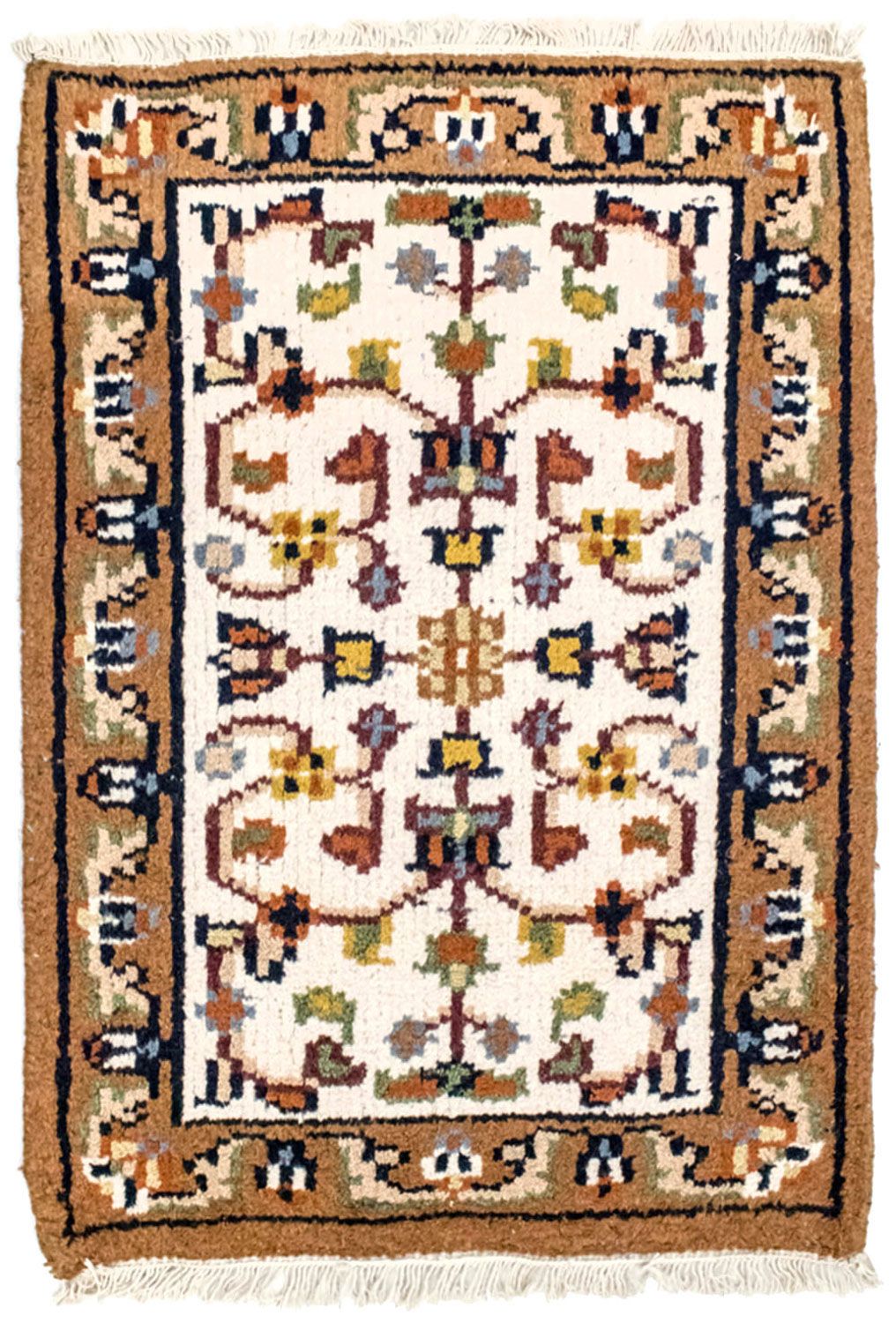 Orientalsk tæppe - 90 x 60 cm - beige