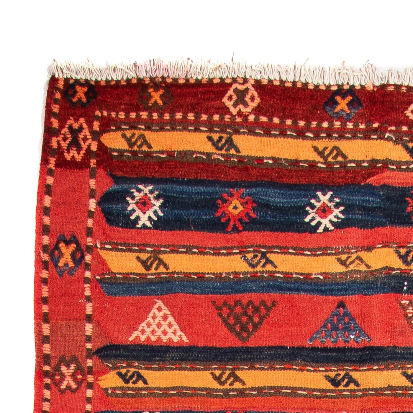 Antikt kilim Tæppe 400x150cm