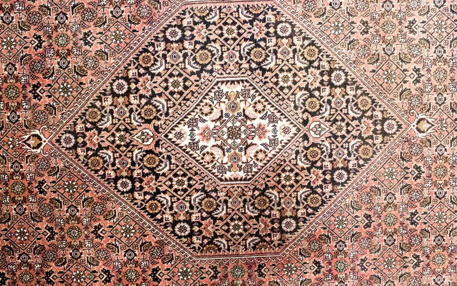 Persisk tæppe - Bijar - 350 x 250 cm - brun