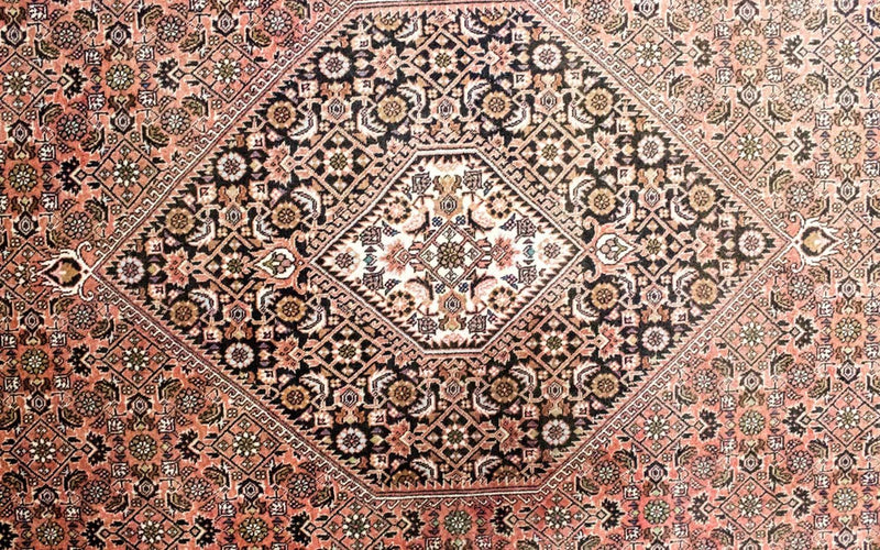 Persisk tæppe - Bijar - 350 x 250 cm - brun
