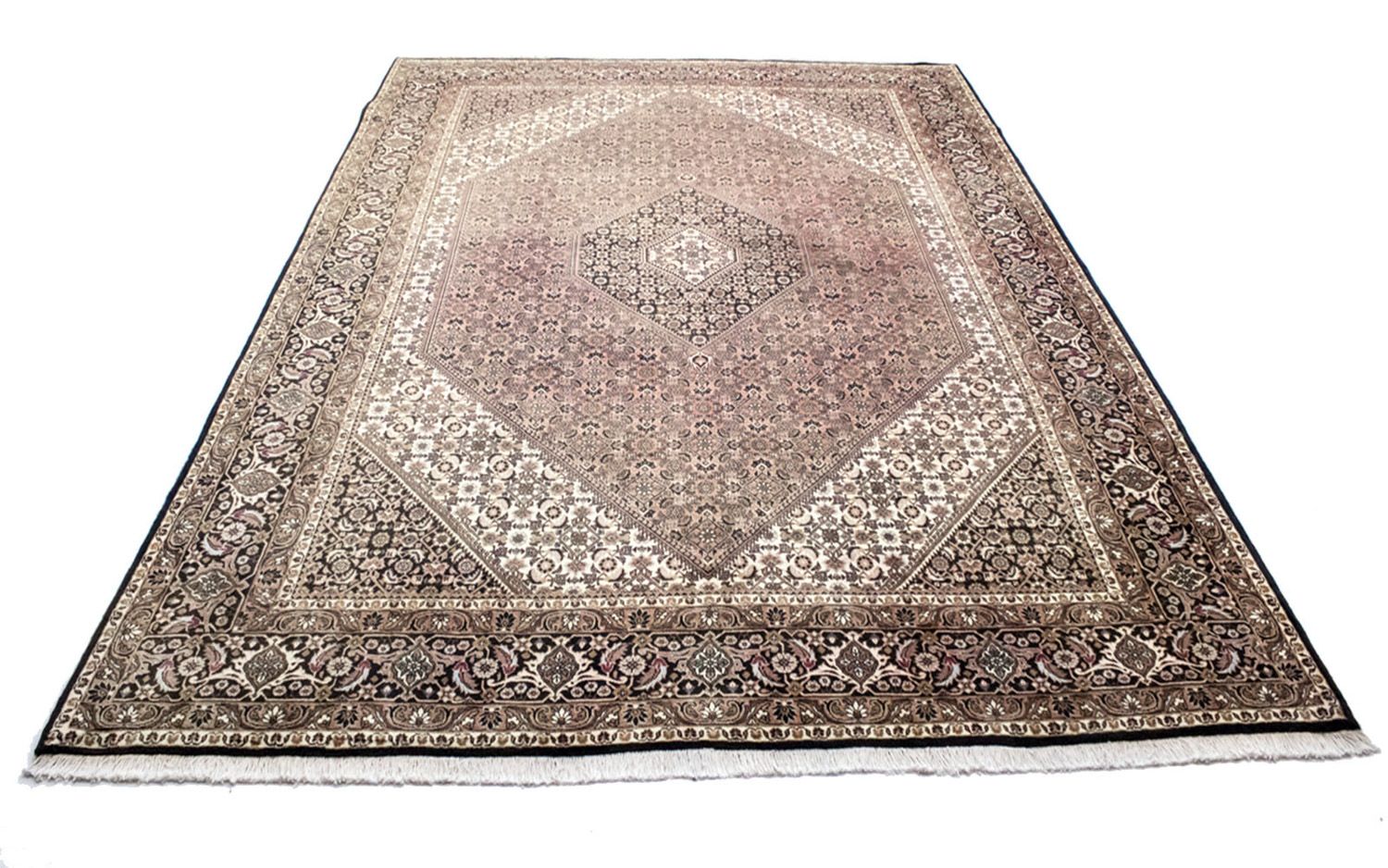 Persisk tæppe - Bijar - 350 x 250 cm - brun