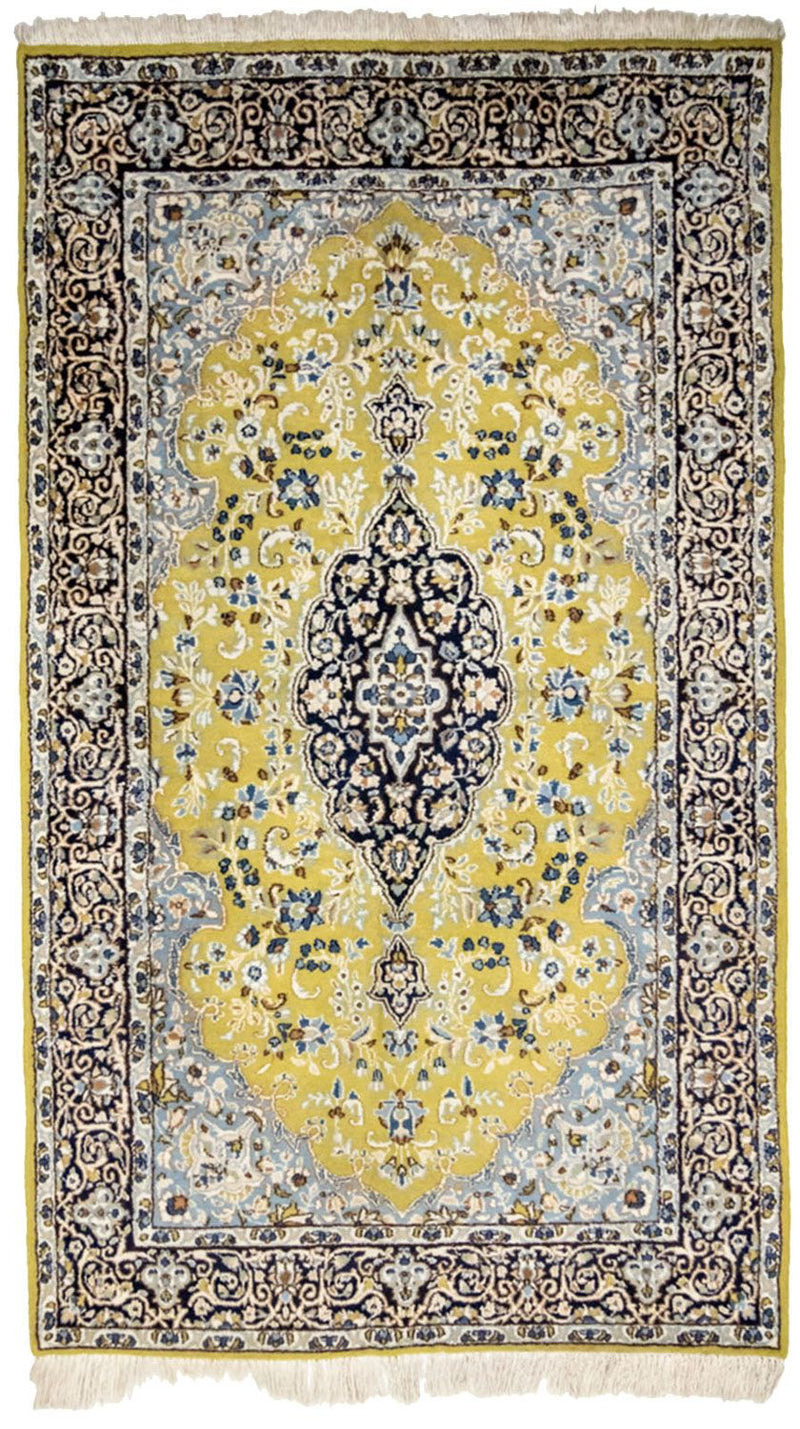 Persisk tæppe - Nain - Royal - 259 x 151 cm - lysegrøn