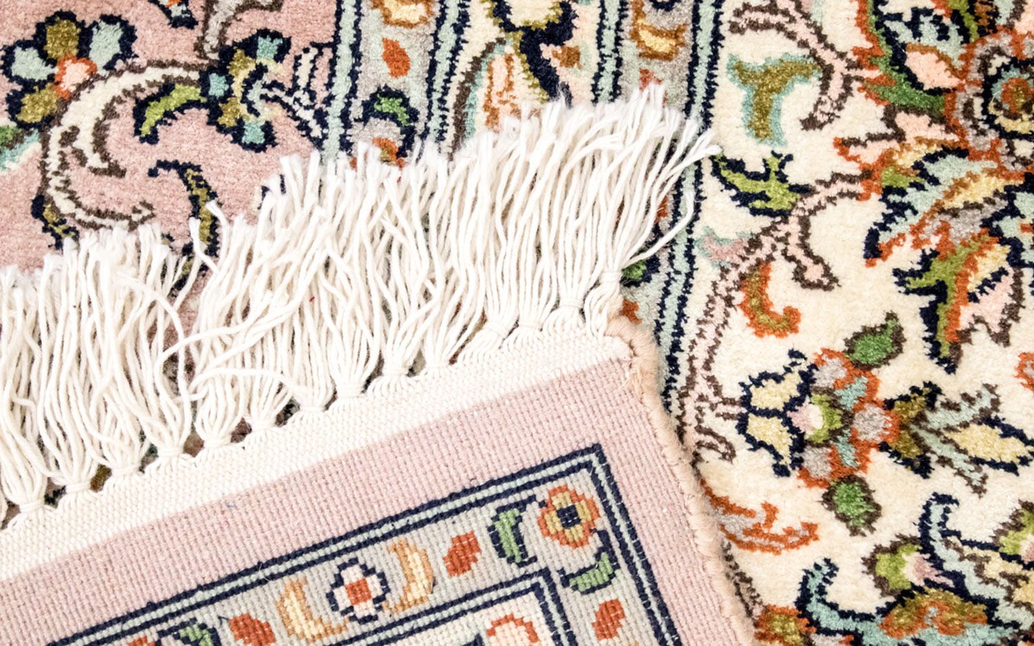 Silketæppe - Kashmir Silk - 308 x 204 cm - beige