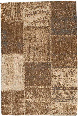 Patchwork-tæppe - 93 x 61 cm - flerfarvet