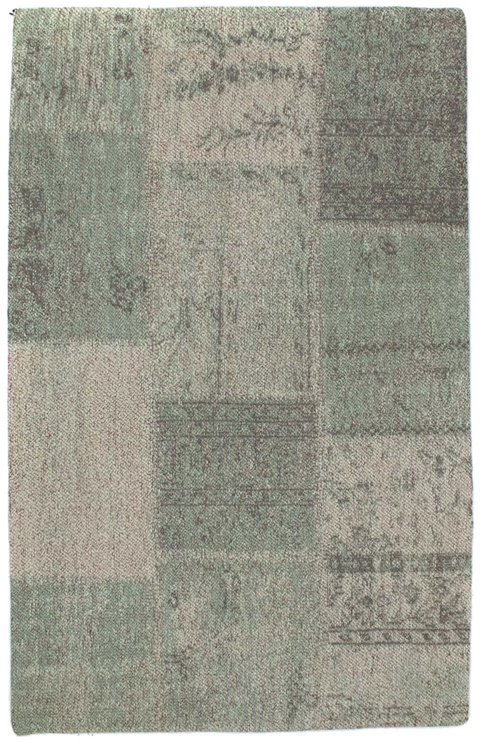 Patchwork-tæppe - 94 x 62 cm - flerfarvet