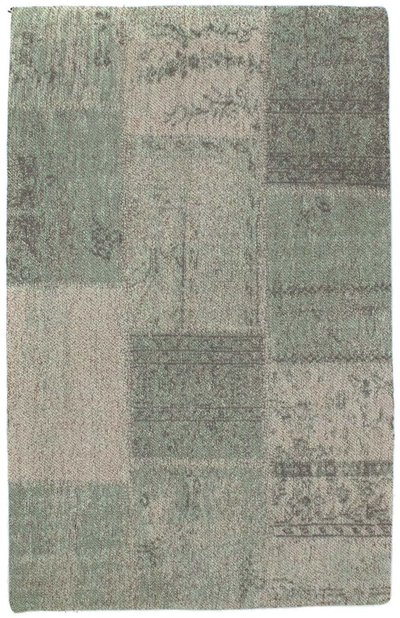 Patchwork-tæppe - 94 x 62 cm - flerfarvet