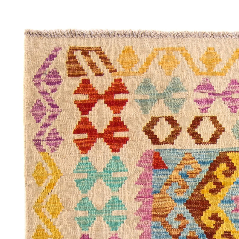 Kelim Carpet - Splash - 146 x 100 cm - flerfarvet