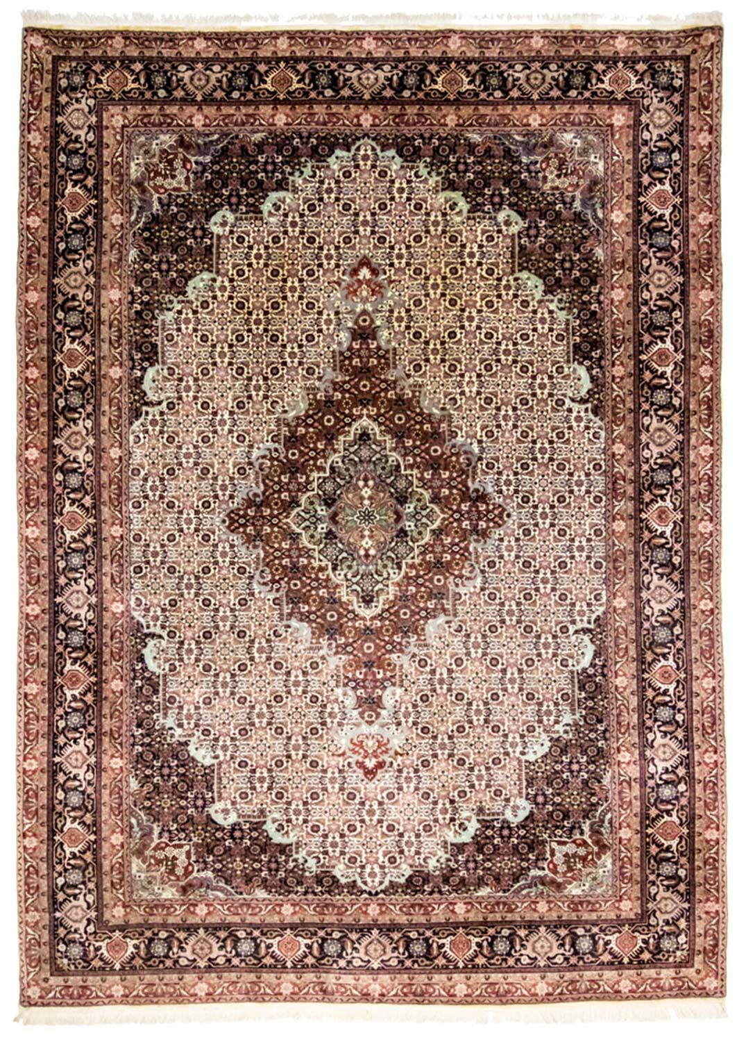 Persisk tæppe - Bijar - Royal - 296 x 210 cm - blå