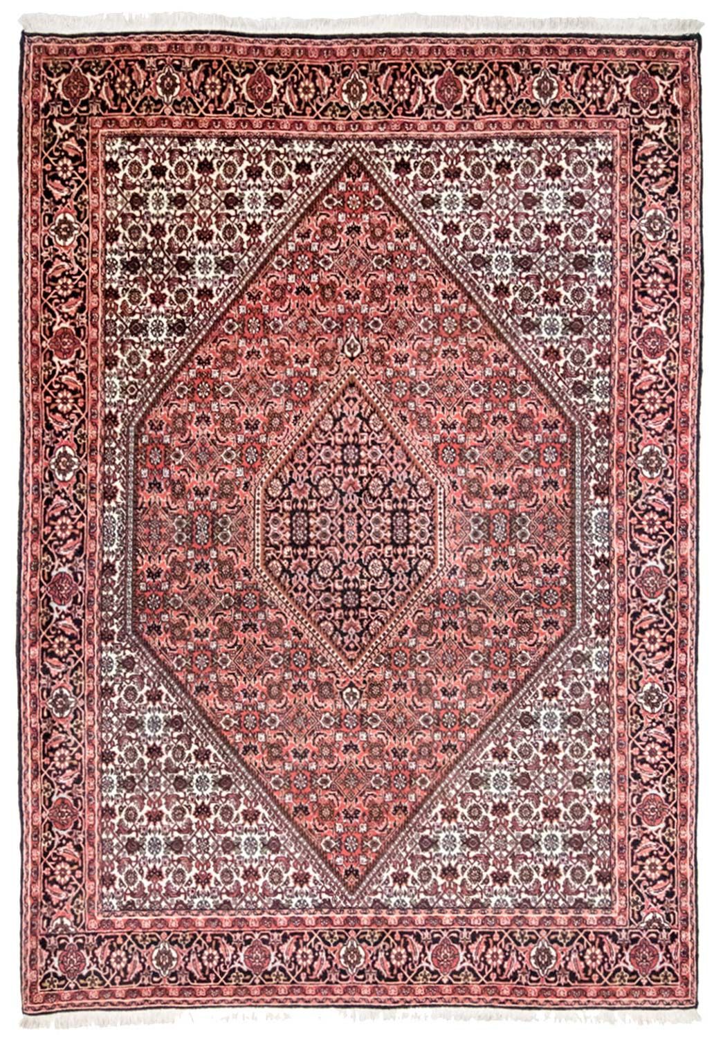 Persisk tæppe - Bijar - Royal - 249 x 173 cm - lysrød