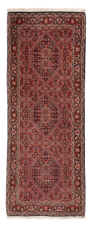 Løber Persisk tæppe - Bijar - 205 x 76 cm - mørkeblå