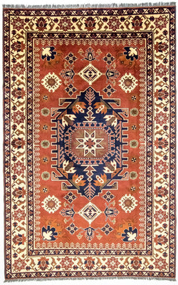 Afghansk tæppe - Hatshlu - 313 x 203 cm - rust