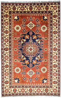 Afghansk tæppe - Hatshlu - 313 x 203 cm - rust