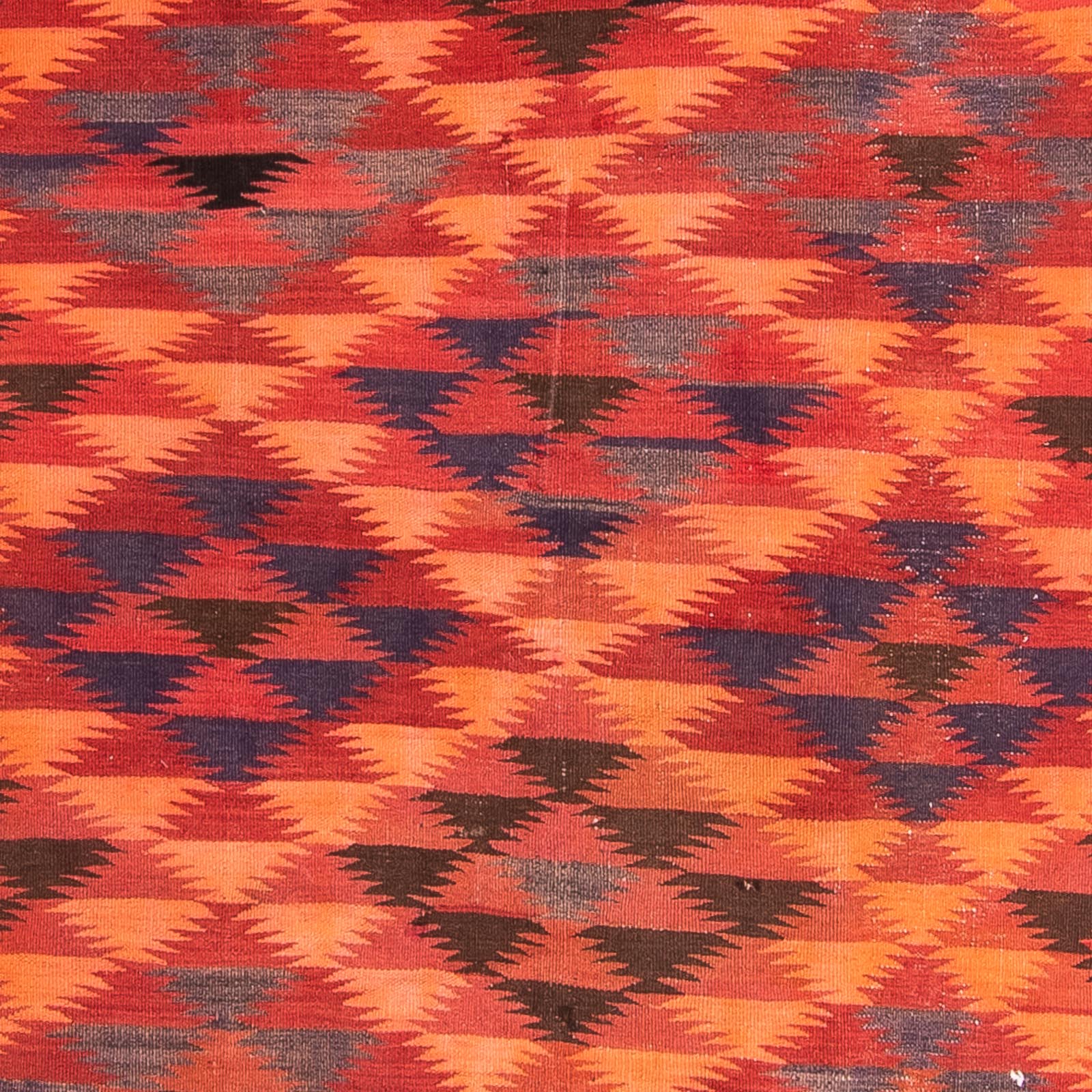Løber Kelim-tæppe - gammelt - 365 x 148 cm - flerfarvet