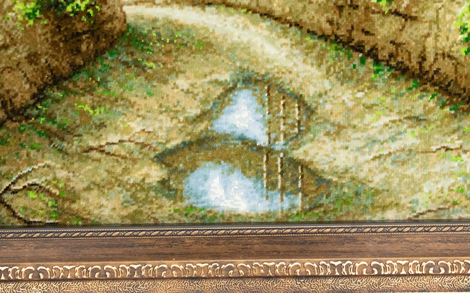 Billede tæppe - 112 x 75 cm - flerfarvet