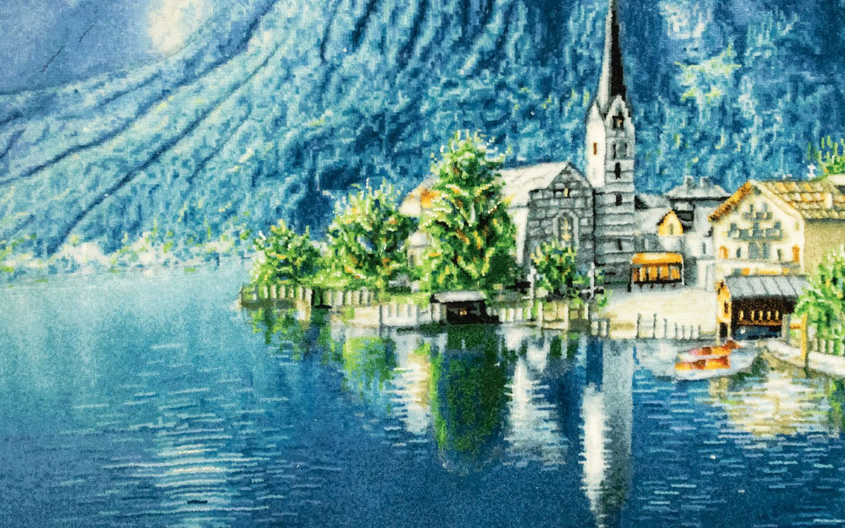 Billede tæppe - 108 x 83 cm - flerfarvet