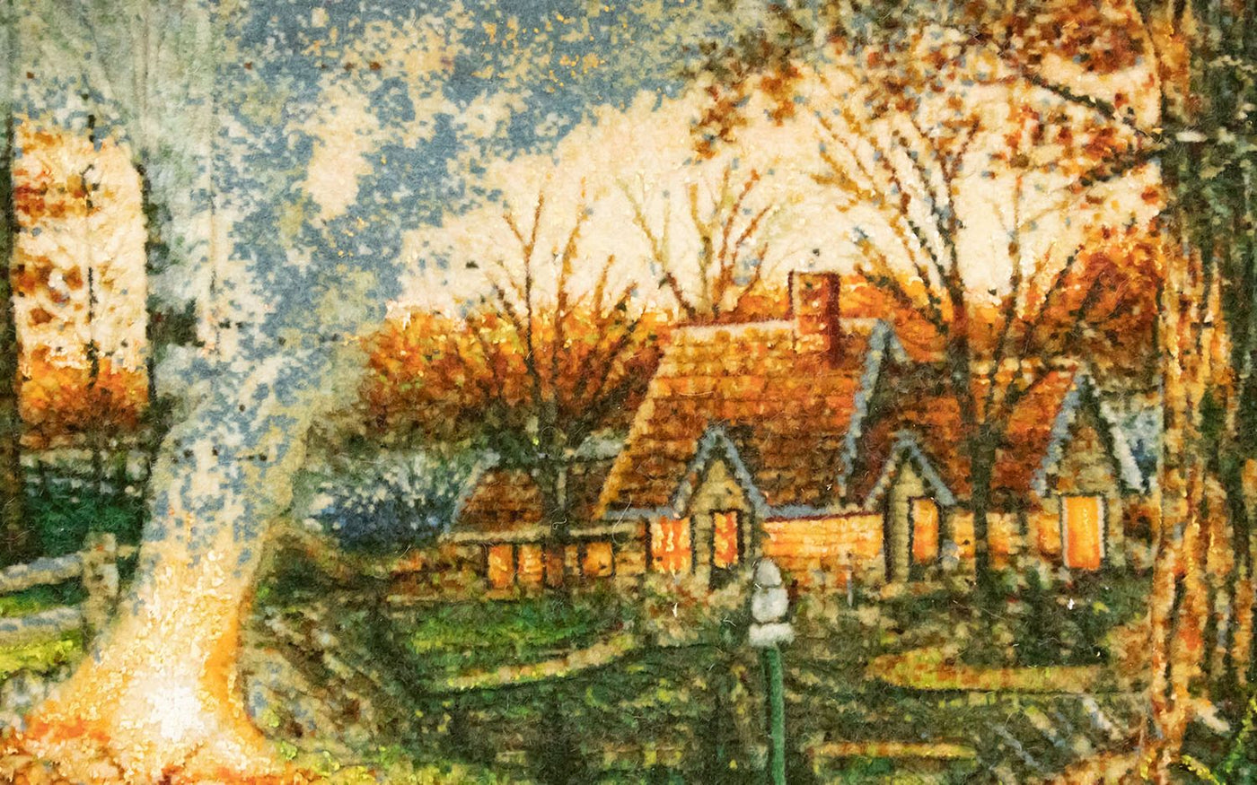 Billede tæppe 102x62cm - Orientalsk tæppe