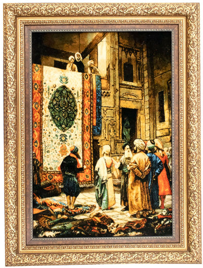 Billede tæppe 80x103cm - Orientalsk tæppe