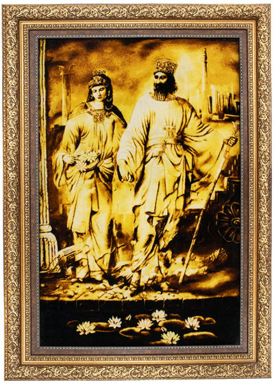 Billede tæppe 90x122cm - Orientalsk tæppe