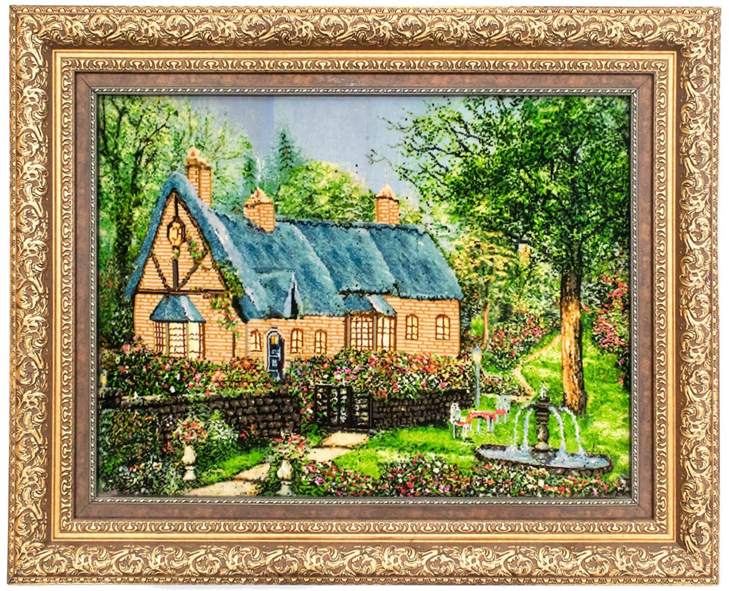 Billede tæppe - 91 x 72 cm - flerfarvet
