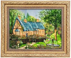 Billede tæppe - 91 x 72 cm - flerfarvet