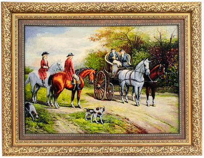 Billede tæppe 78x98cm - Orientalsk tæppe
