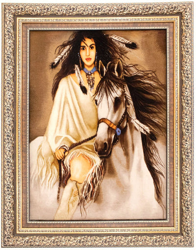 Billede tæppe 81x102cm - Orientalsk tæppe