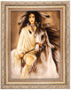 Billede tæppe 102x81cm - Orientalsk tæppe