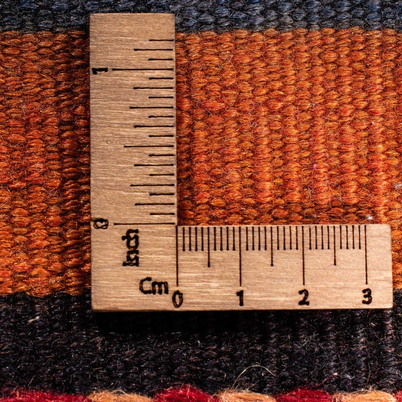 Kelim-tæppe - gammelt - 220 x 160 cm - flerfarvet