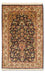 Silketæppe - Kashmir Silk - 94 x 60 cm - mørkeblå