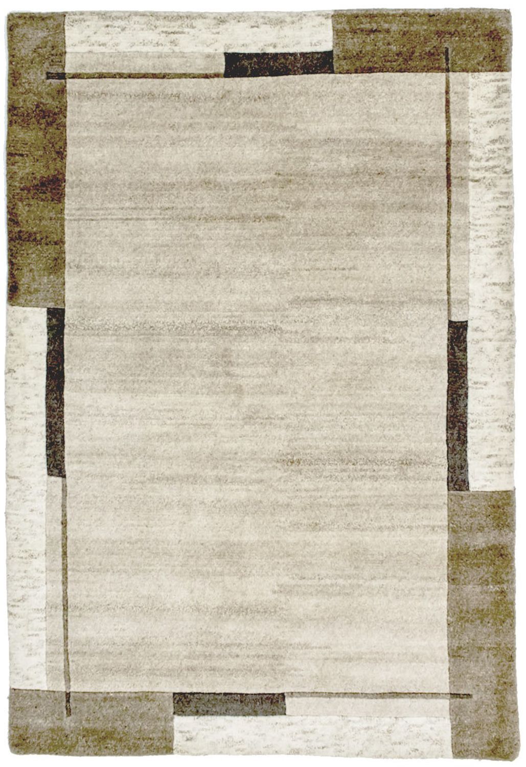 Nepal Tæppe - 178 x 124 cm - beige