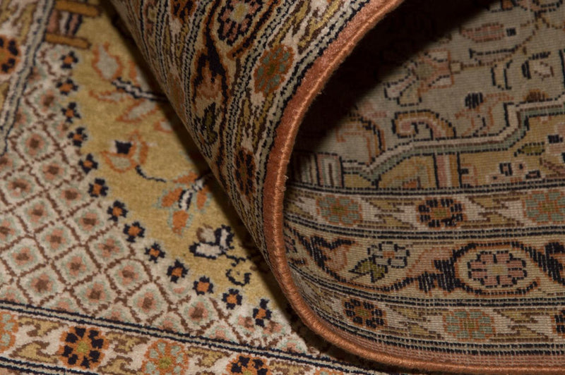 Løber Silketæppe - Kashmir Silk - 316 x 77 cm - flerfarvet