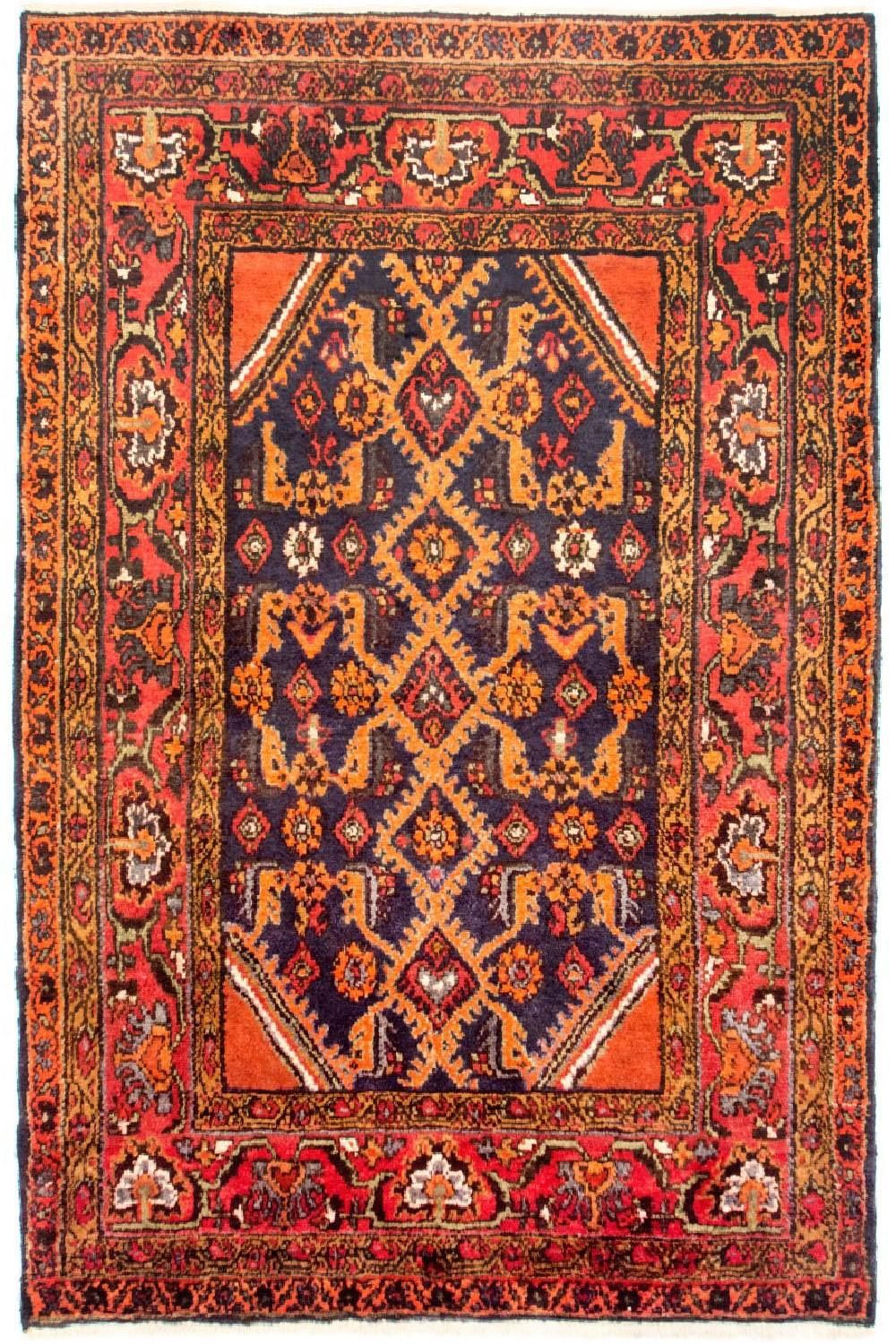 Persisk tæppe - Nomadisk - 183 x 110 cm - orange