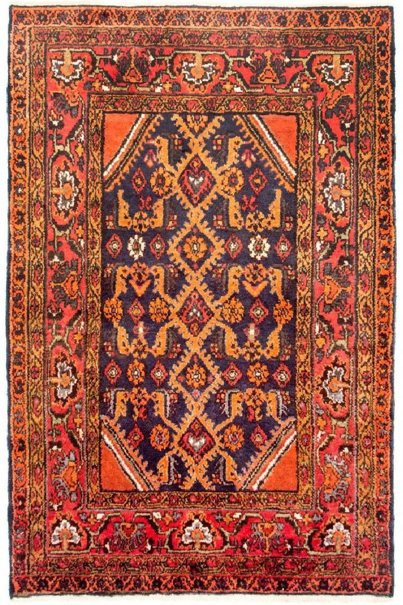 Persisk tæppe - Nomadisk - 183 x 110 cm - orange