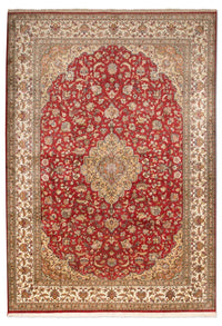 Silketæppe - Kashmir Silk - 245 x 170 cm - rød