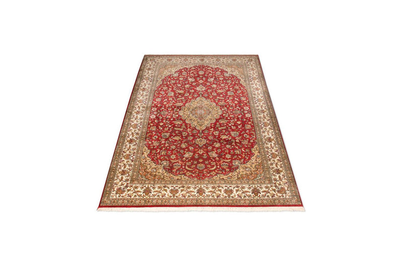 Silketæppe - Kashmir Silk - 245 x 170 cm - rød