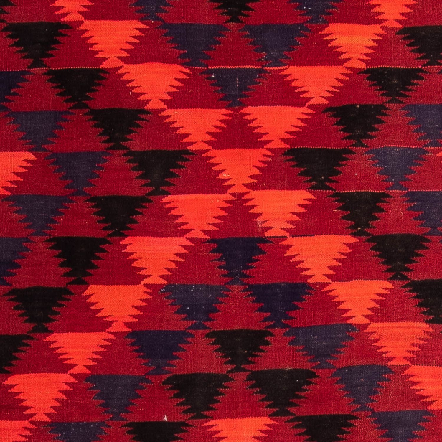 Løber Kelim-tæppe - gammelt - 280 x 145 cm - flerfarvet