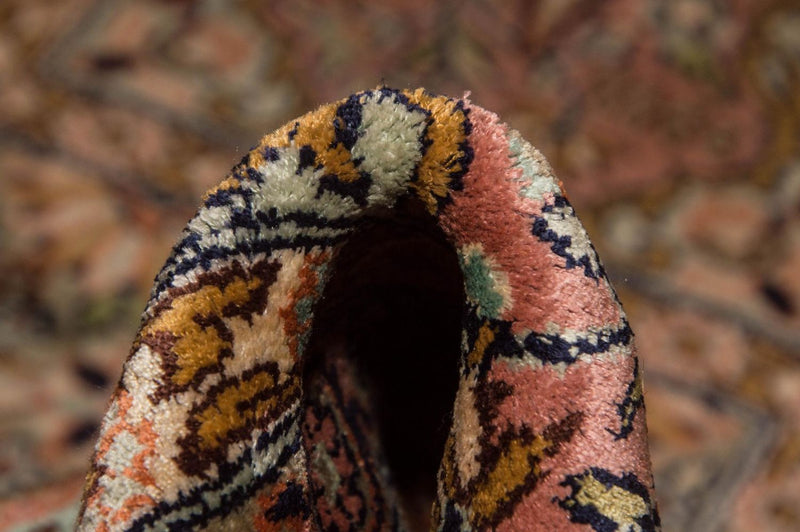 Løber Silketæppe - Kashmir Silk - 305 x 80 cm - flerfarvet